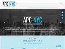 Tablet Screenshot of apc-nyc.org